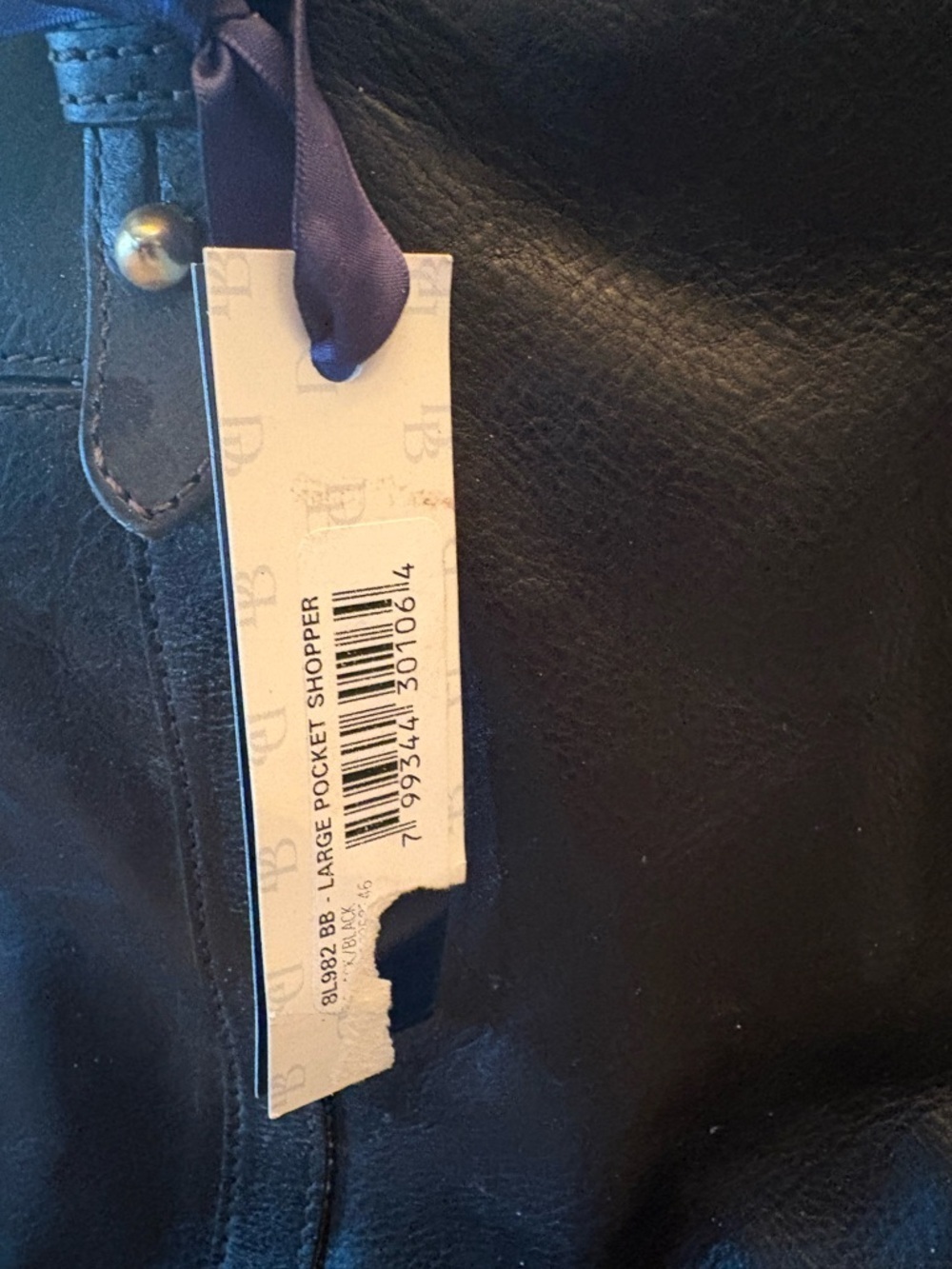 Dooney & Bourke Large Pocket Shopper Black - Picture 10 of 16